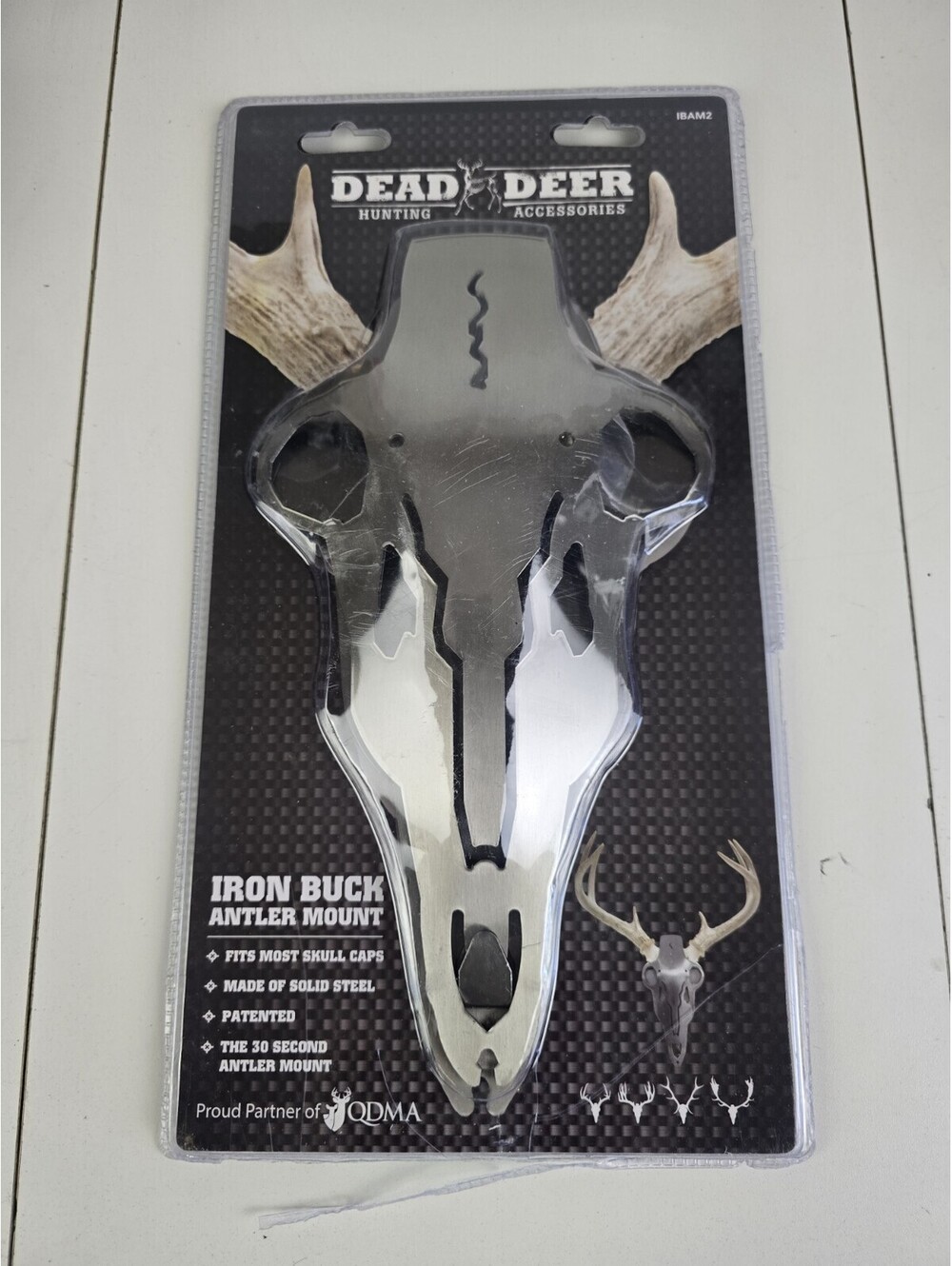 Do-All Outdoors Iron Buck Antler Mount - Silver NIOP